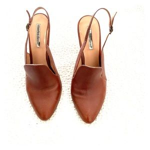 Charles David leather heels